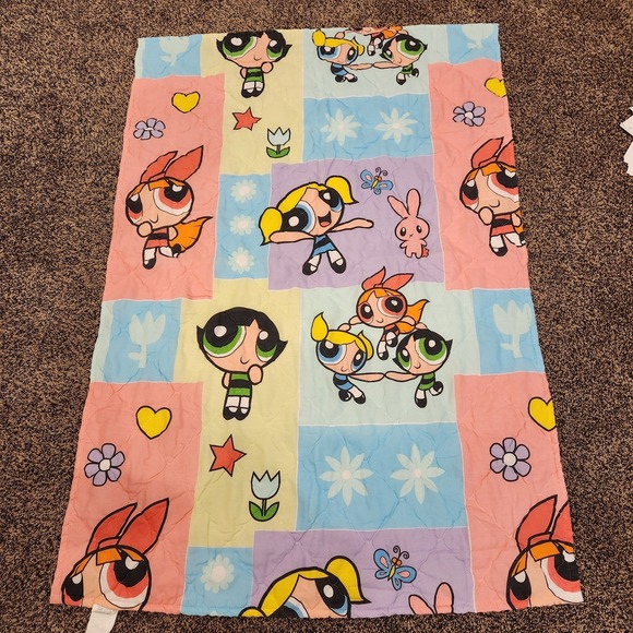 Other - Vintage Powerpuff Blanket 56 Inches By 40 Inches